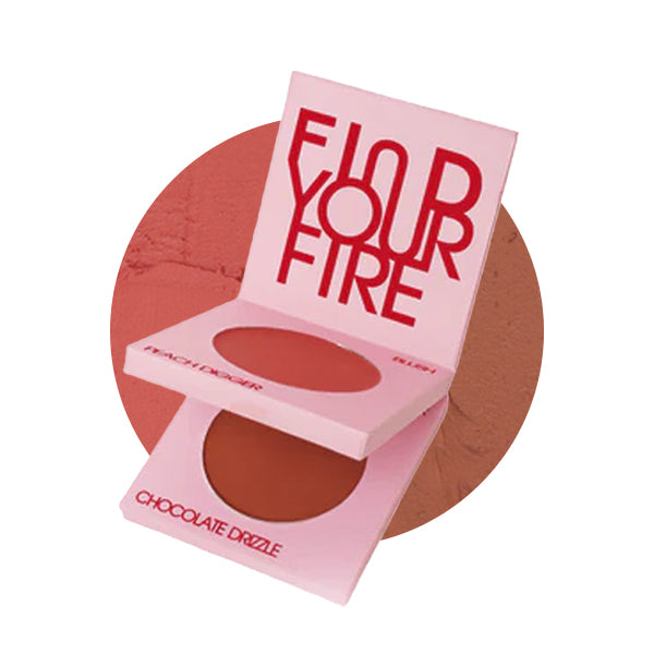 GLOWBOT I PEACH DIGGER/ CHOCOLATE DRIZZLE I BLUSH AND BRONZER DUO