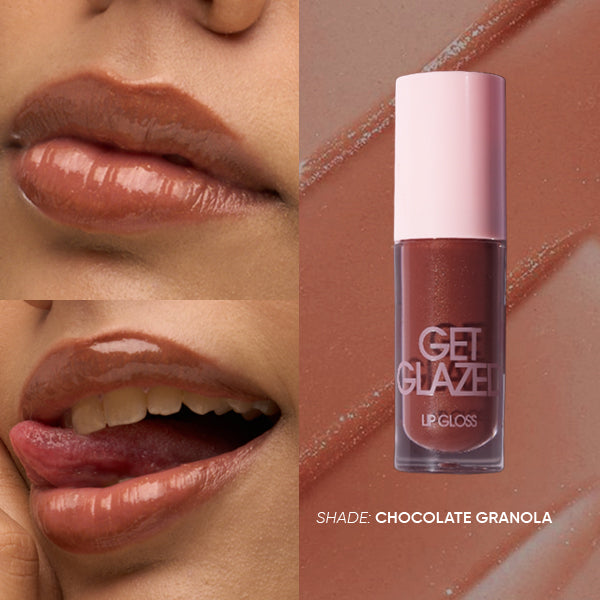 GET GLAZED I CHOCOLATE GRANOLA  I LIP GLOSS