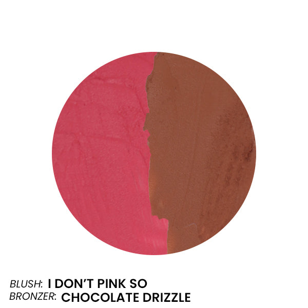 GLOWBOT I I DON'T PINK SO / CHOCOLATE DRIZZLE  I BLUSH AND BRONZER DUO