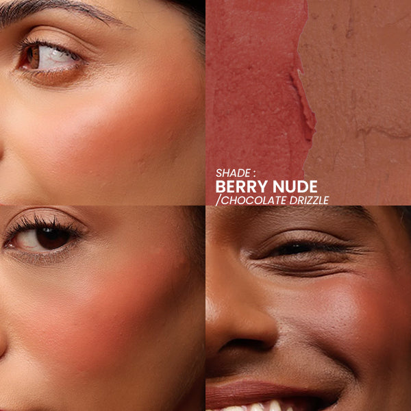 GLOWBOT I BERRY NUDE / CHOCOLATE DRIZZLE I BLUSH AND BRONZER DUO
