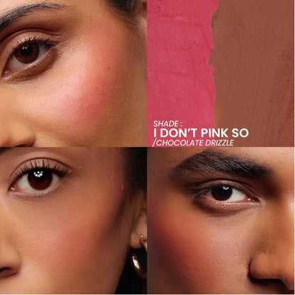 GLOWBOT I I DON'T PINK SO / CHOCOLATE DRIZZLE  I BLUSH AND BRONZER DUO