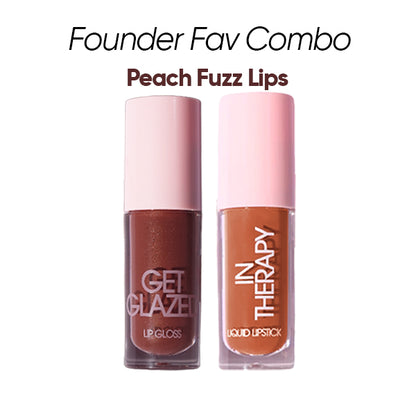 Founder's Favourites -Peach fuzz Lip Combo