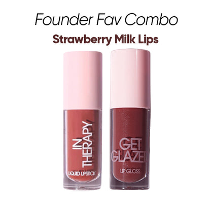 Founder's Favourites -Strawberry Milk Lip Combo